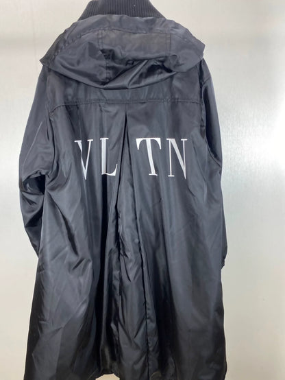 Valentino letter-print zip-up jacket