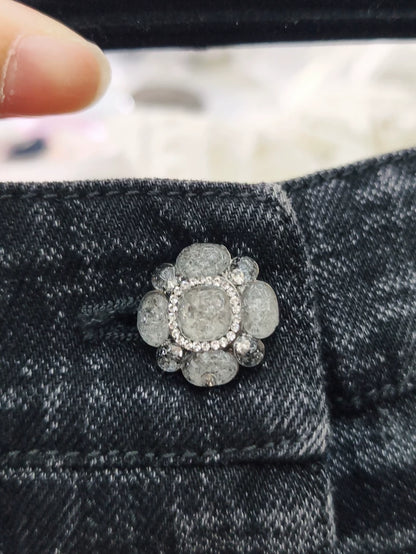 Chanel 24A d'arc bleu shorts
