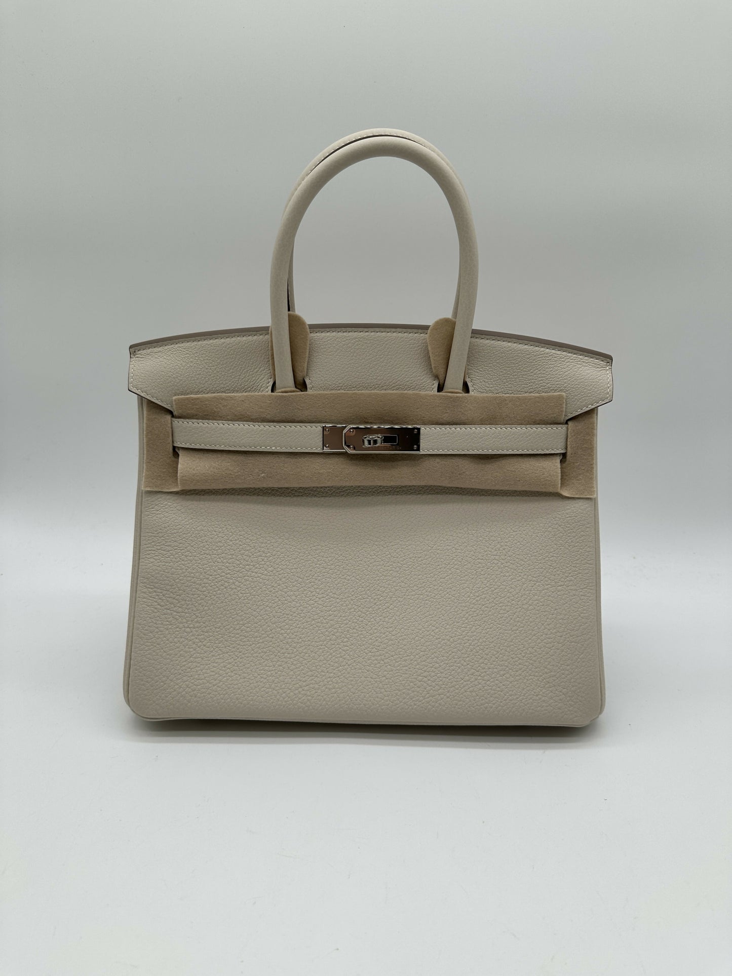 Hermès Birkin 30 Togo Craie PHW Stamp K