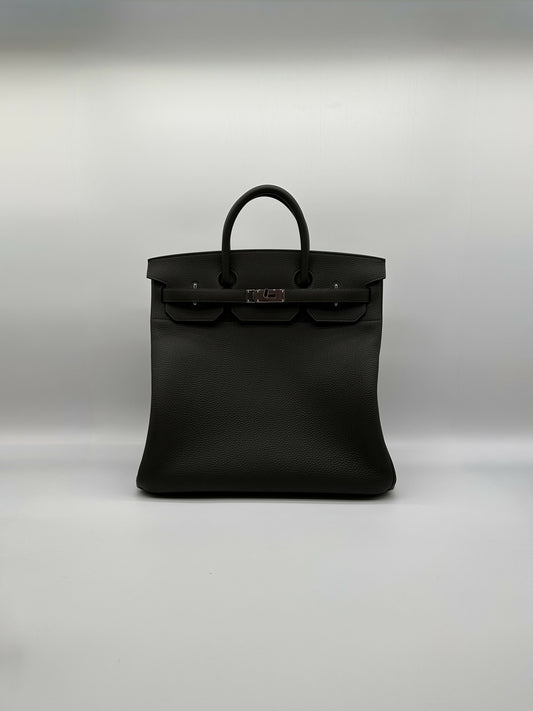 Hermès Haut à Courroies 40 Dark Bronze Togo PHW K 2025