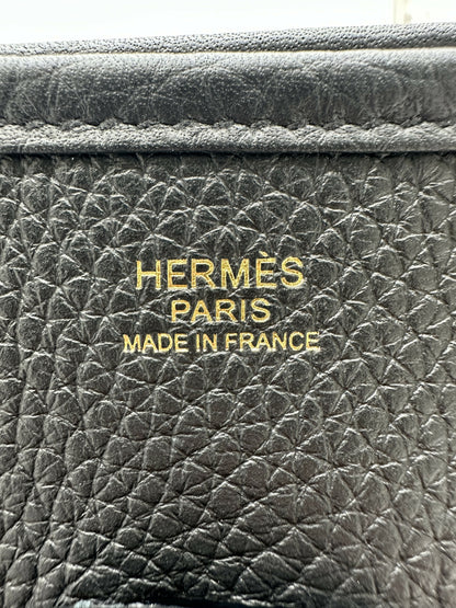 Hermès Evelyne III 29 Black GHW Stamp K