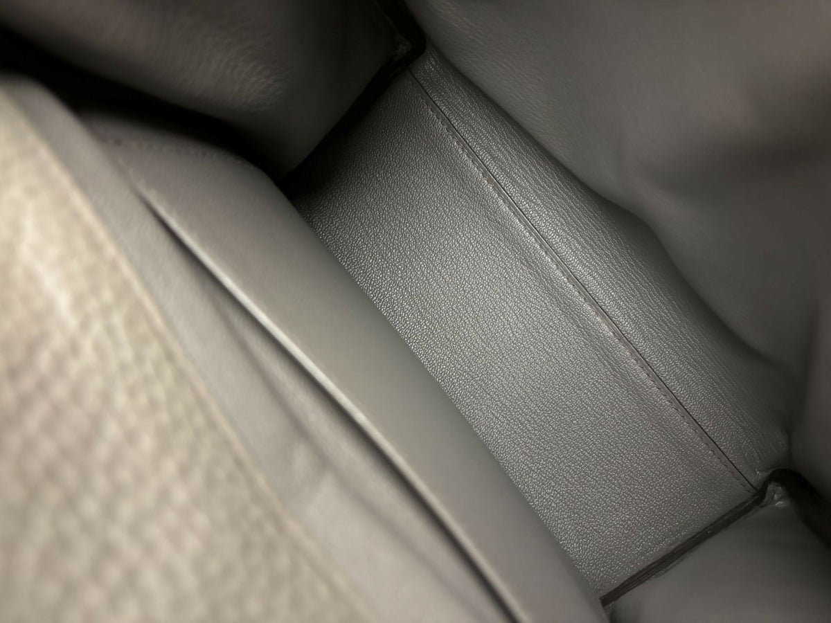 Hermès Kelly Ado Backpack Étain / Etain Clemence (TC) Leather with Palladium Hardware