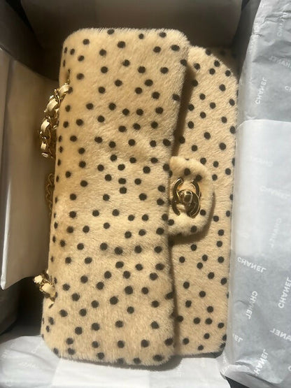Chanel "Cheetah Print" Medium Flap Bag with Gold Hardware