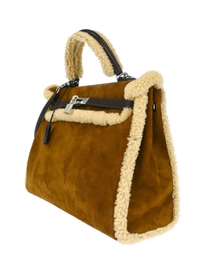 Hermes Kelly 35 Teddy Brown Doblis Palladium hardware