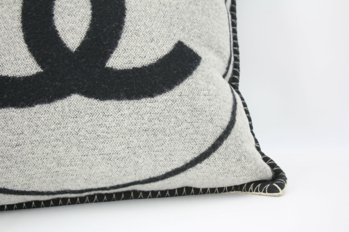 Chanel Wool and Cashmere CC Pillow Cushion