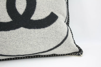 Chanel Wool and Cashmere CC Pillow Cushion