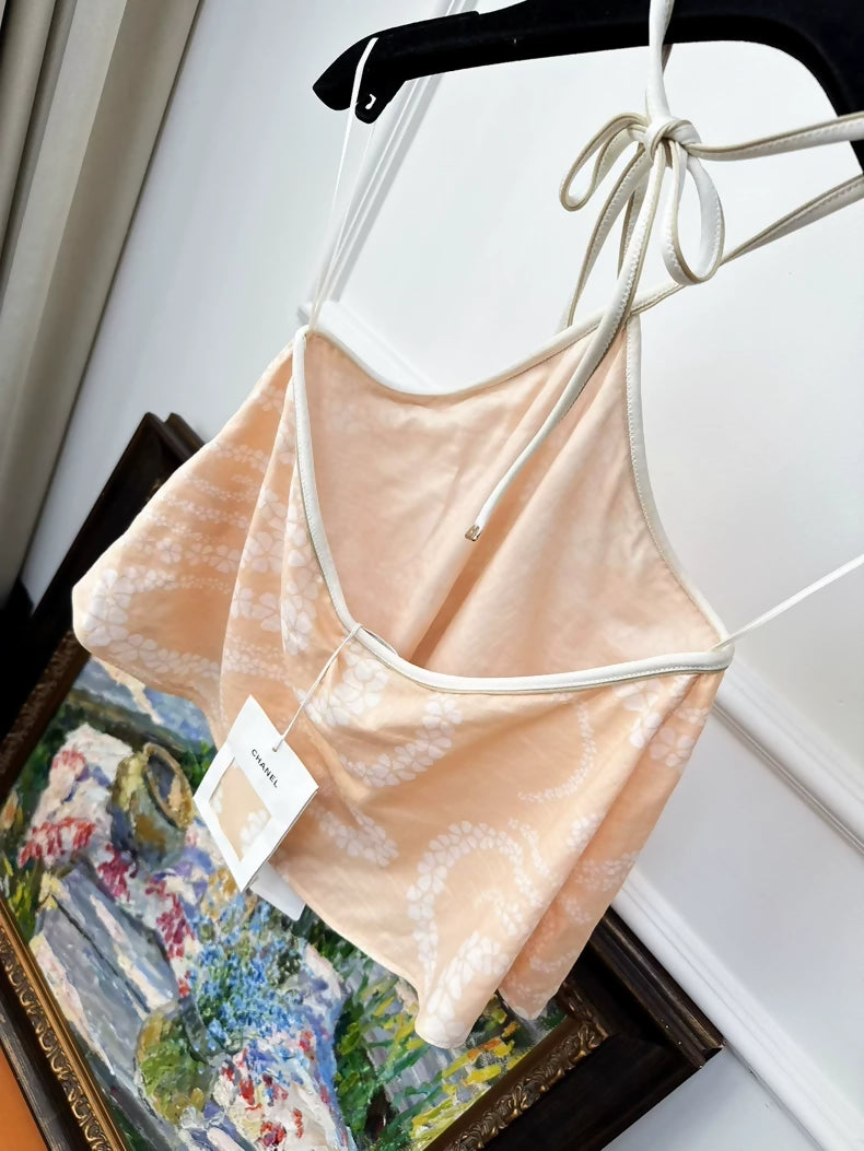 Chanel Coco Beach 25M Printed Light Orange top