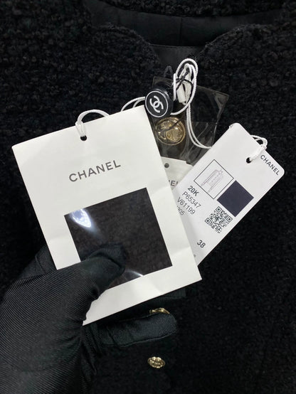 Chanel 20K black tweed jacket