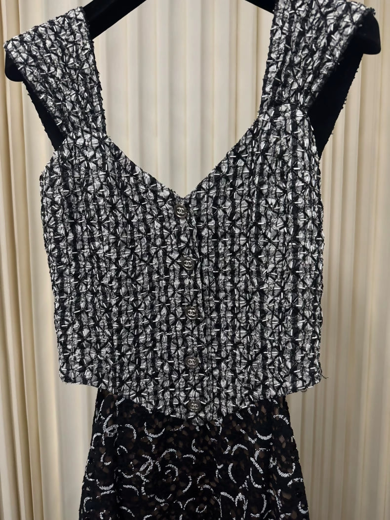 Chanel 23A tweed dress