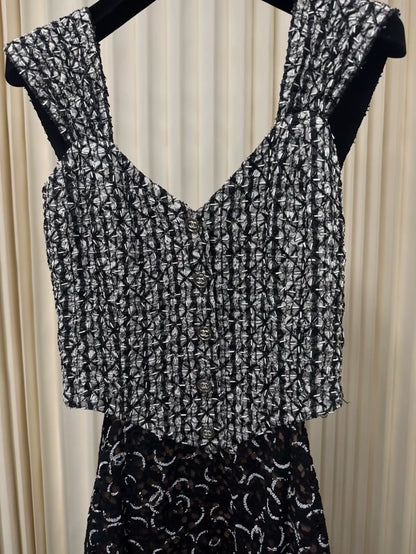 Chanel 23A tweed dress
