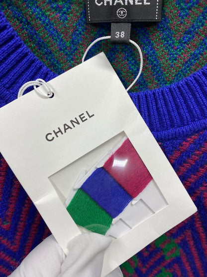 Chanel 21K blue & purple dress