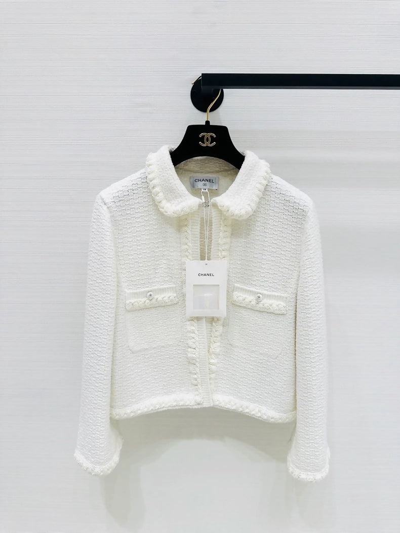 Chanel 25P white jacket