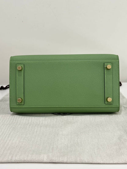 Hermès Birkin 25 Vert Avocado Epsom Leather with Gold Hardware