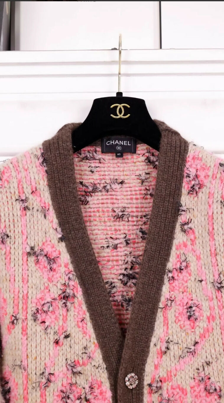 Chanel 22k Pink Cardigan