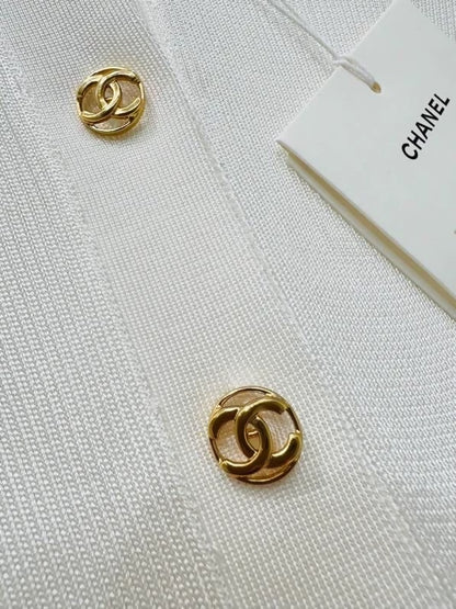 Chanel 26S white Knit Cardigan