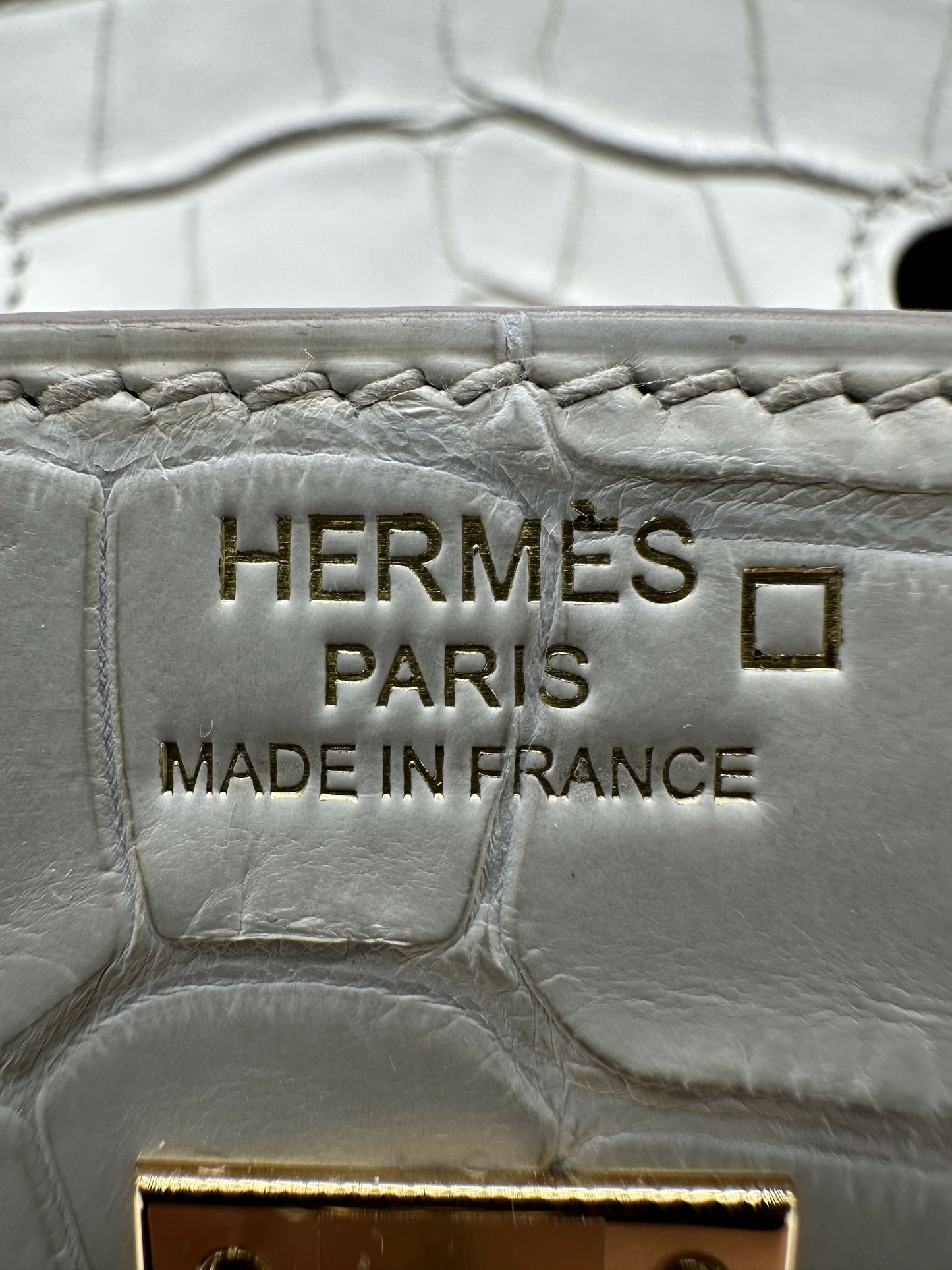 Hermès Birkin 25 Beton Matte GHW K