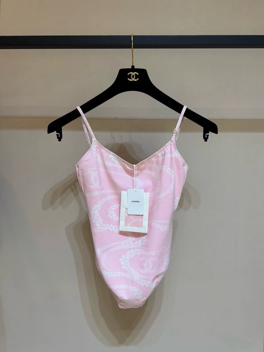 Chanel 25M Pink Swimsuit/Bodysuit