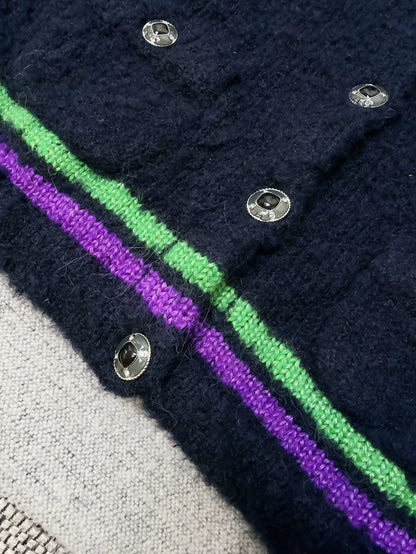 Chanel 25N Deep Blue Cardigan