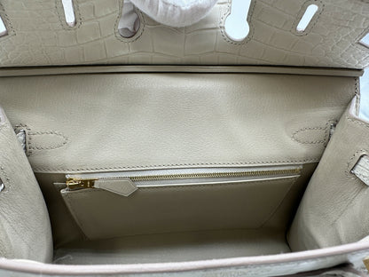 Hermès Birkin 25 Beton Matte GHW K