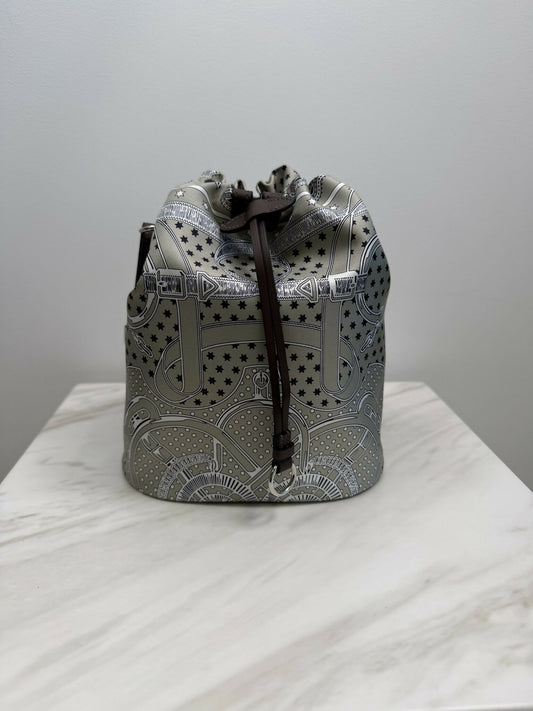 Hermès Lassoie Silk/Swift Gris Perle / Moka PHW K 2026