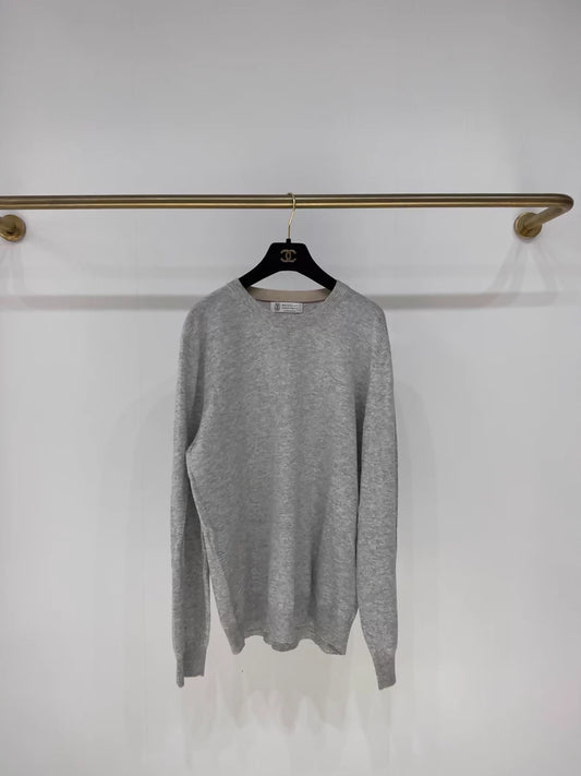 Brunello Cucinelli 100% cashmere knit sweater top