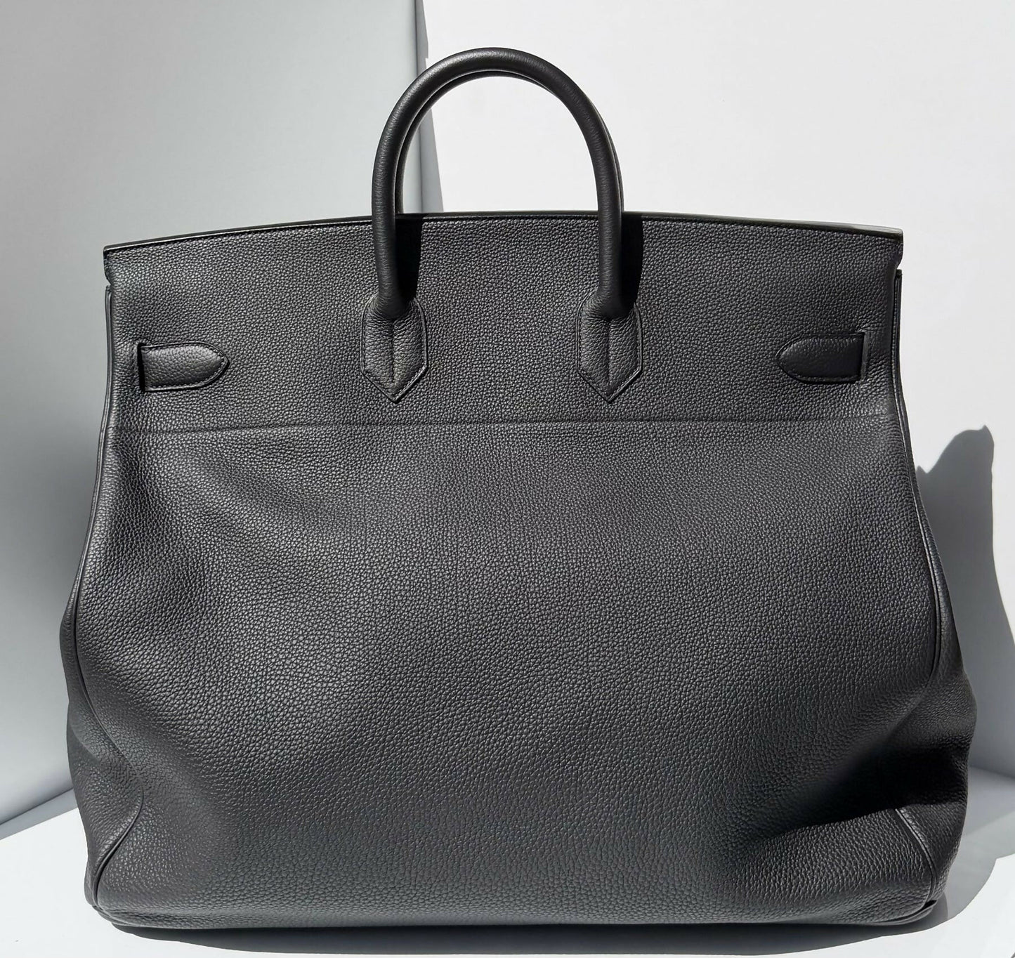 Hermès HAC 50 Black Togo Palladium Hardware — 2023 Stamp U