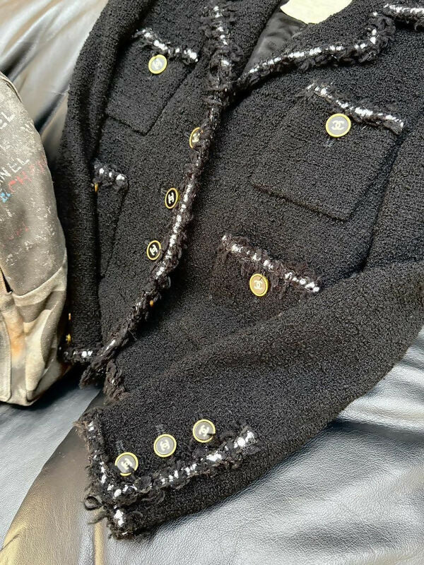 Chanel Vintage 1994 Black Vintage Museum Jacket – Wararni.com