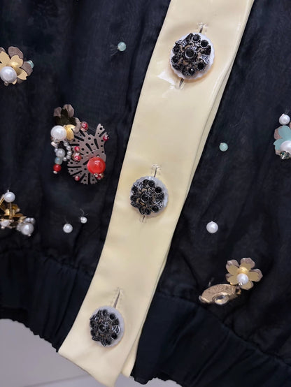Chanel 2016 black yellow jacket