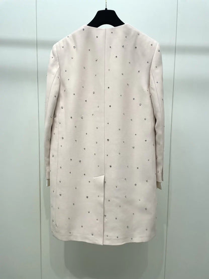 Miu Miu rhinestone-studded jacket