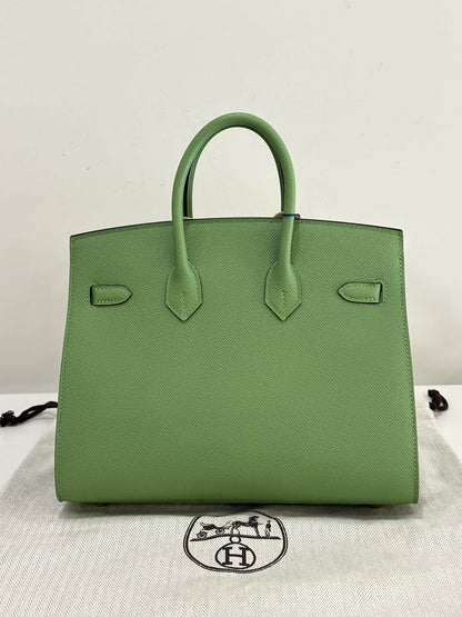 Hermès Birkin 25 Vert Avocado Epsom Leather with Gold Hardware