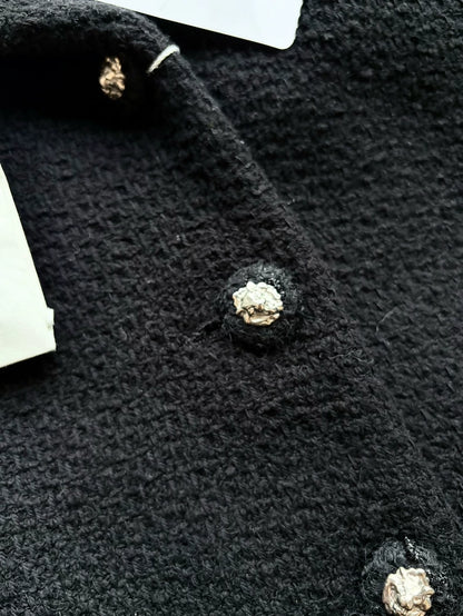 Chanel 24K black tweed Jacket