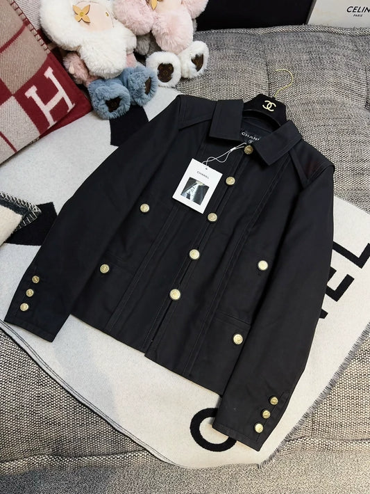 Chanel 20C black denim jacke