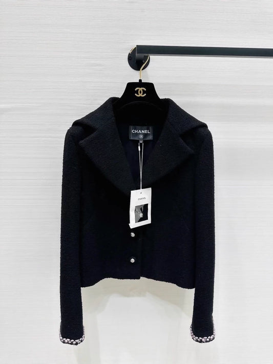 Chanel 24k black jacket