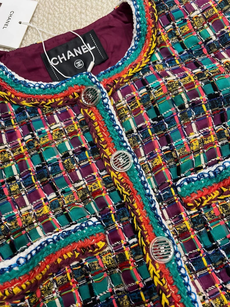 Chanel 17S Colorful Tweed Jacket