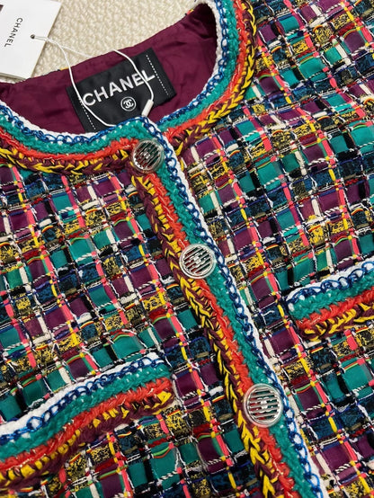 Chanel 17S Colorful Tweed Jacket