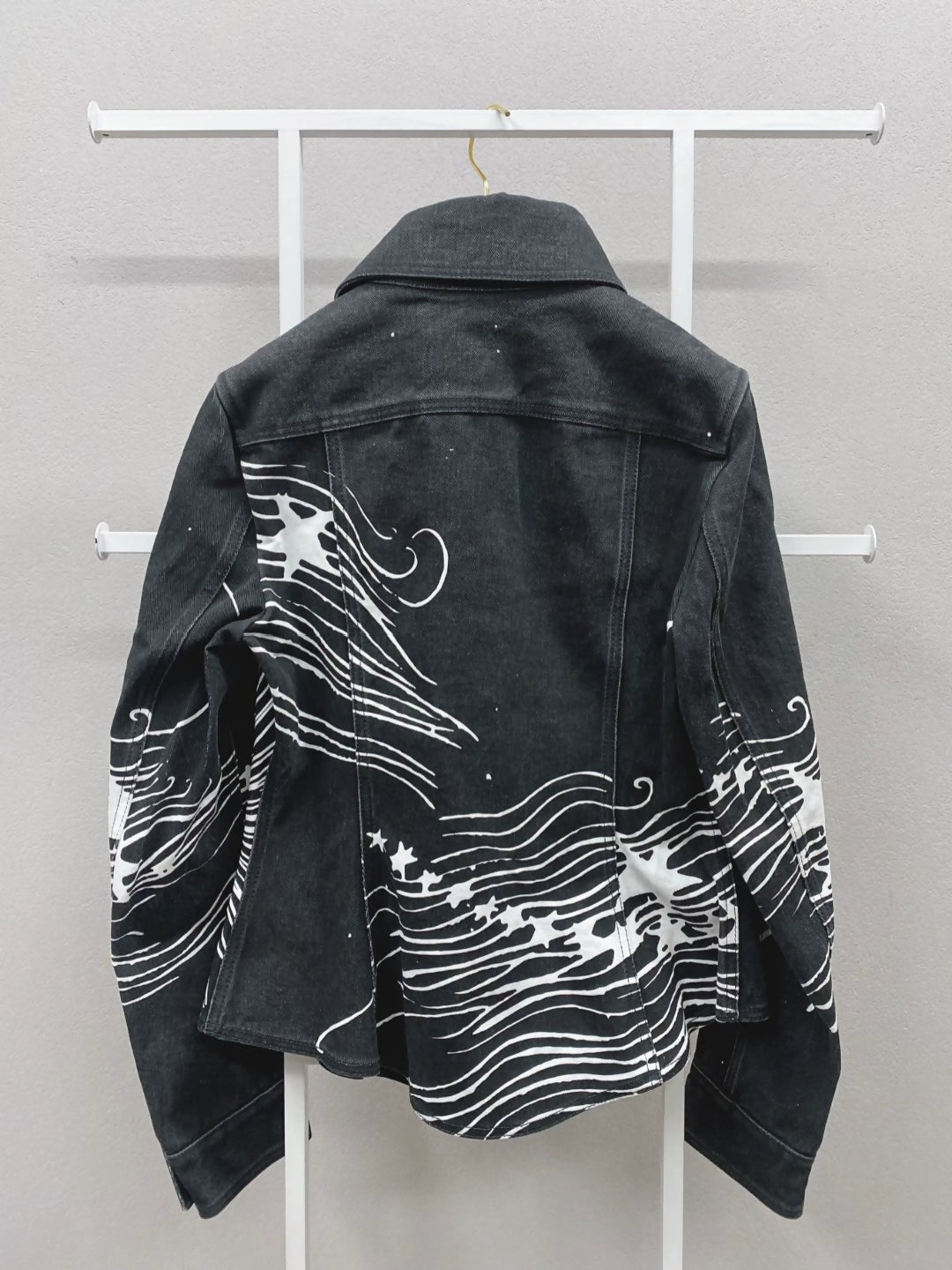 Chanel 22C black denim jacket