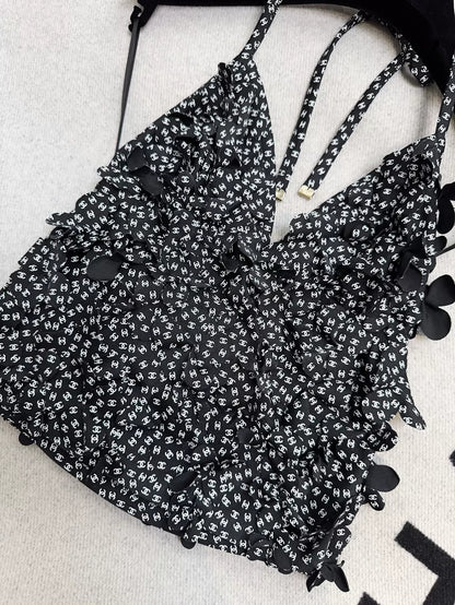 Chanel 25M coco beach floral  top
