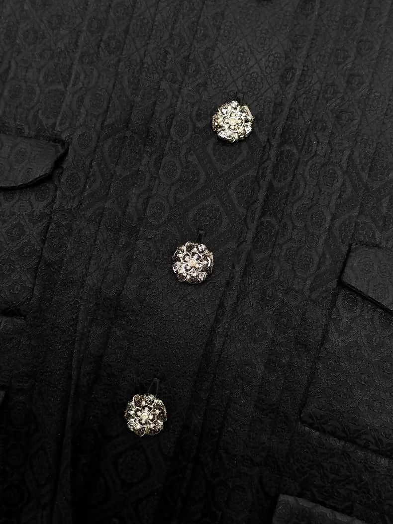 Chanel 25A black jacket