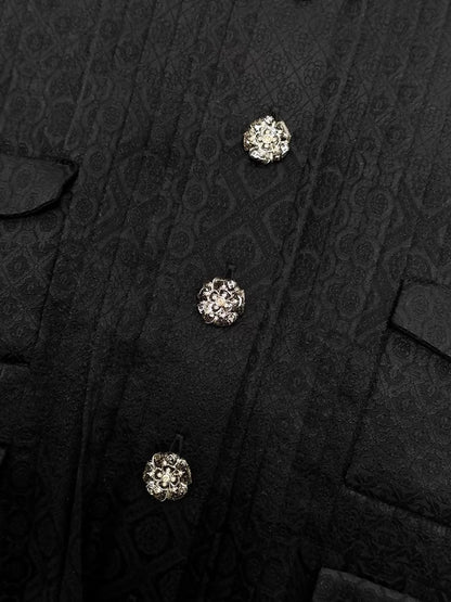 Chanel 25A black jacket