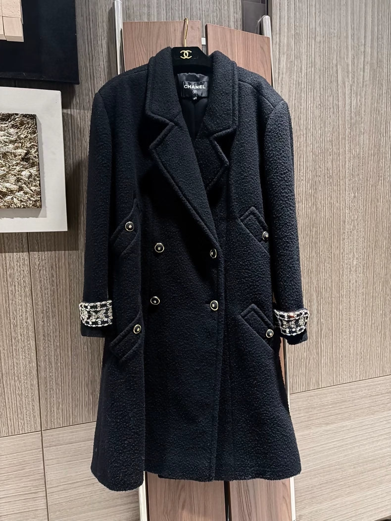 Chanel 20A black coat