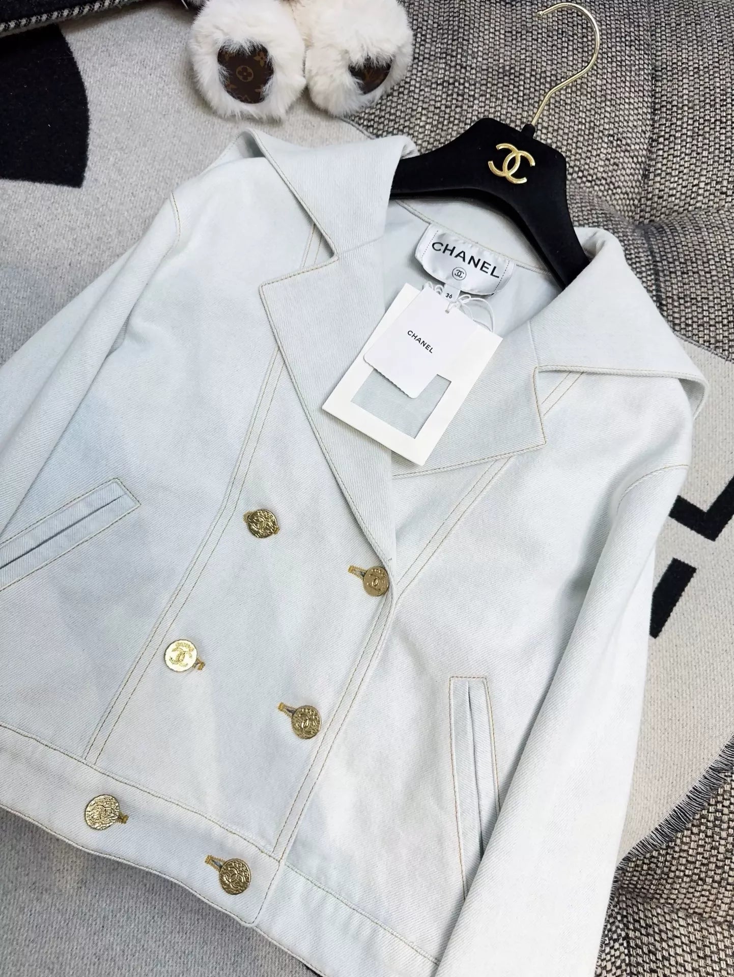 Chanel 24M coco beach denim jacket