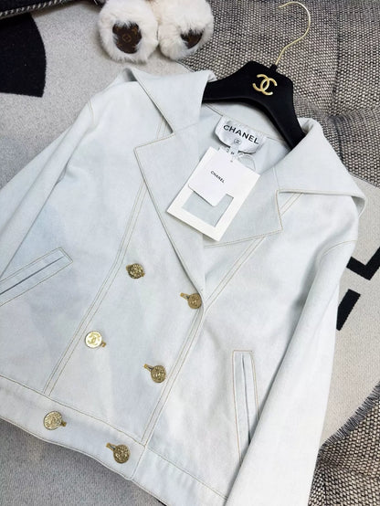Chanel 24M coco beach denim jacket