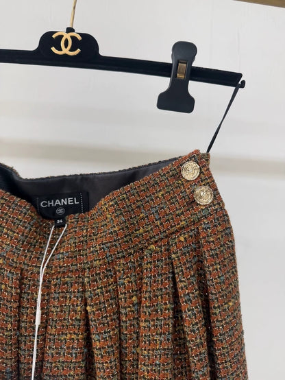 Chanel 25K brown Midi Skirt