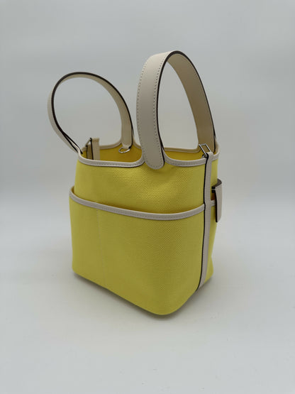 Hermès Picotin 18 Cargo Jaune de Naples / Nata PHW Stamp B