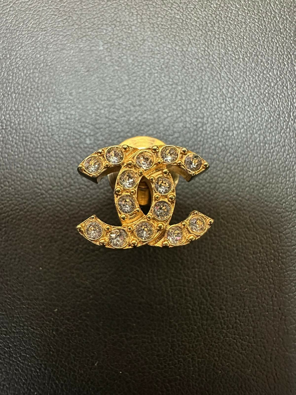 Chanel Vintage 2022 Rhinestone COCO Mark Brooch
