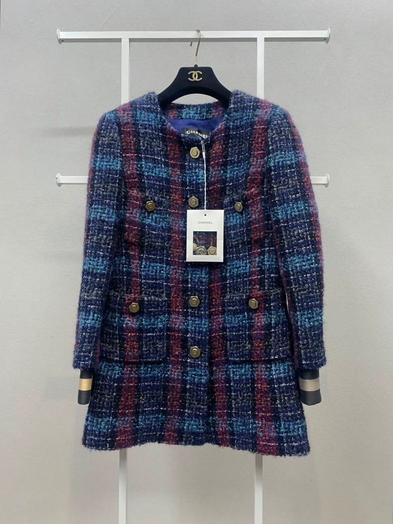 Chanel 18A red and blue jacket