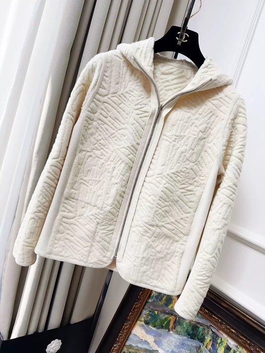 Chanel 21N Coco Neige ecru jacket