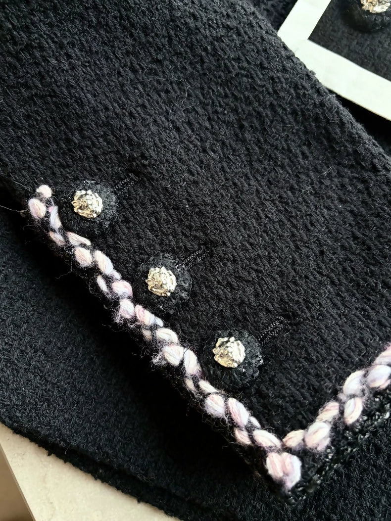 Chanel 24K black tweed Jacket