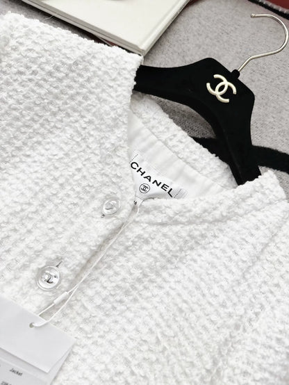 Chanel 23P White cardigan