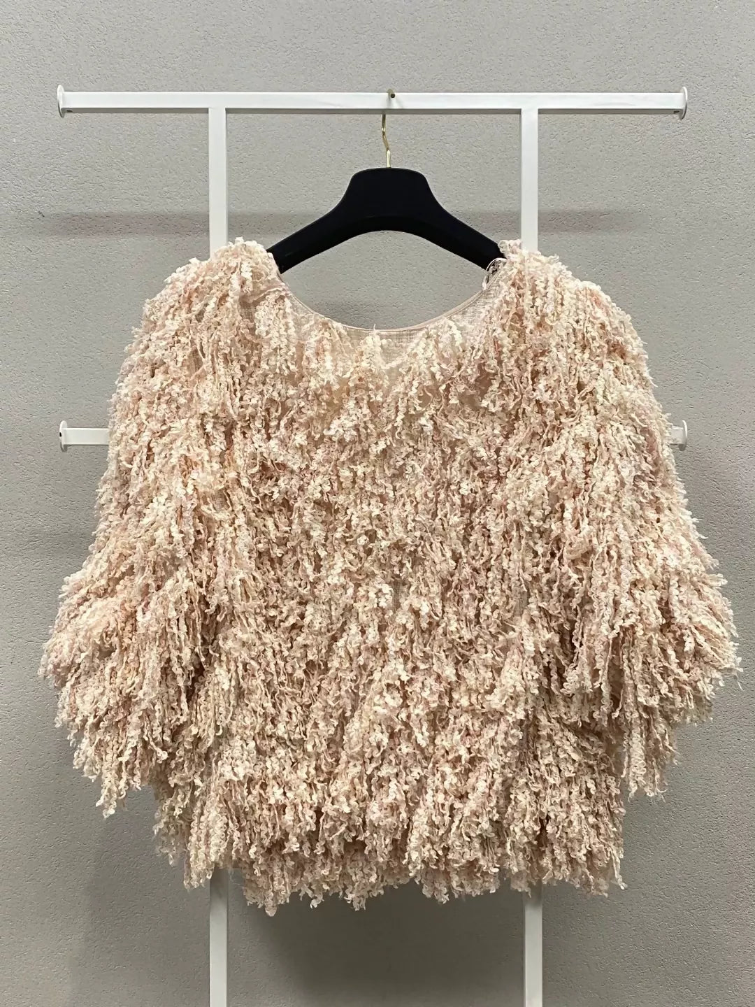 Chanel 18S pink tassel sweater